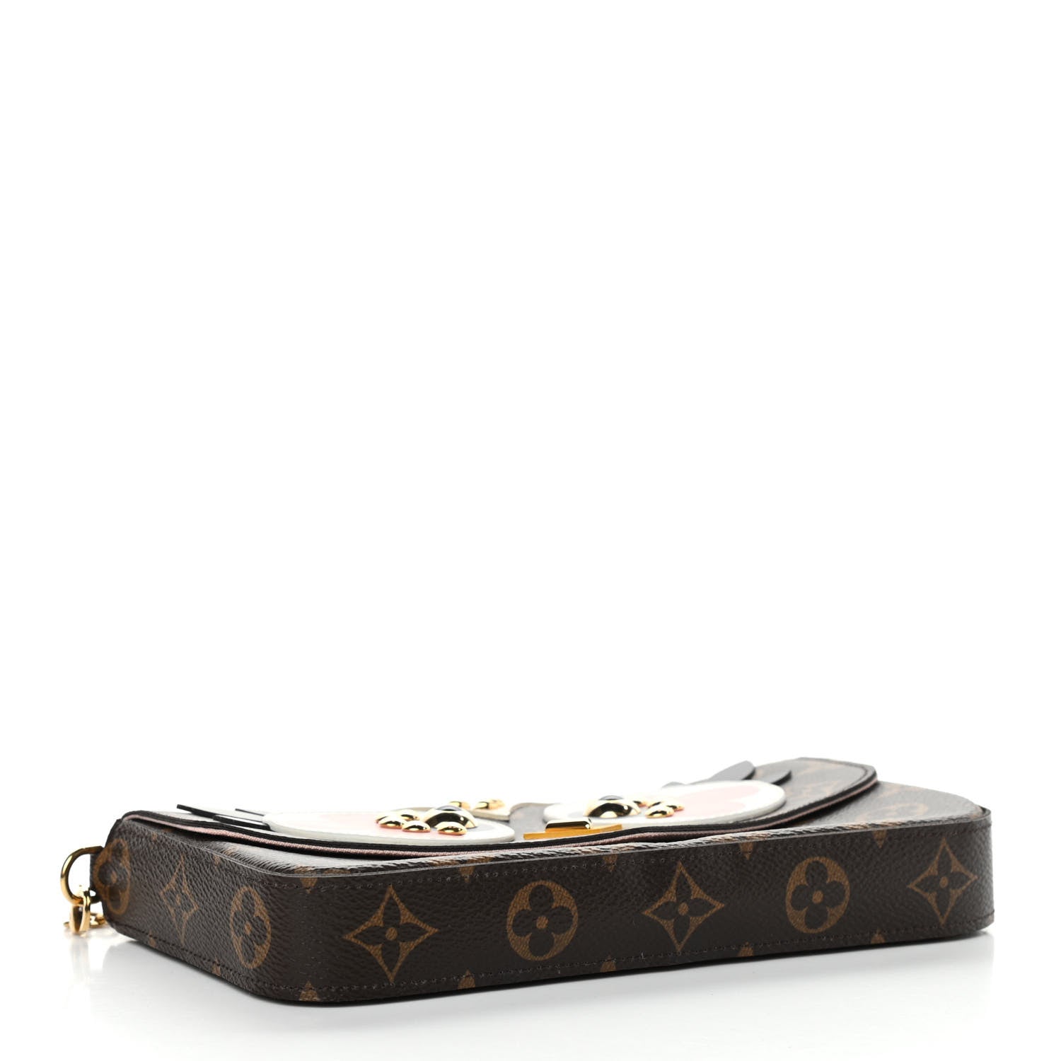 Louis Vuitton Monogram Lovely Birds Pochette Felicie Chain Wallet 5 of 13