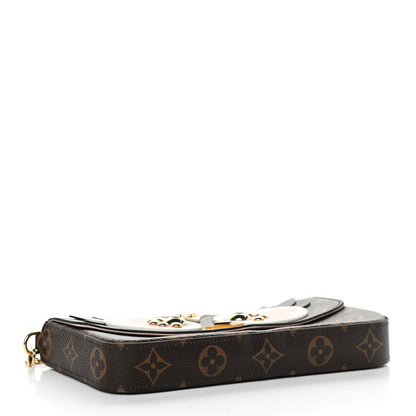 Louis Vuitton Monogram Lovely Birds Pochette Felicie Chain Wallet 5 of 13