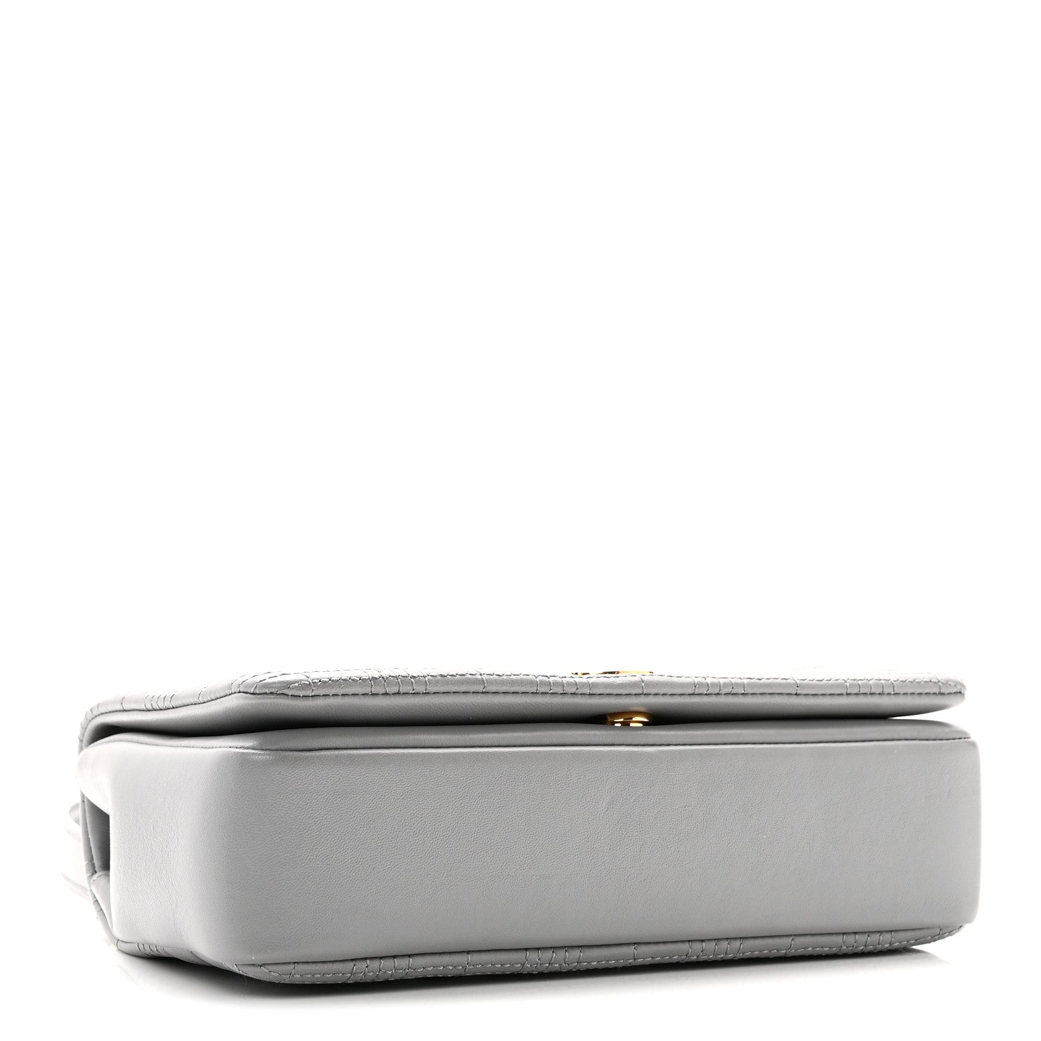 Burberry Lambskin Quilted Small Lola Bag Grey 4 of 9