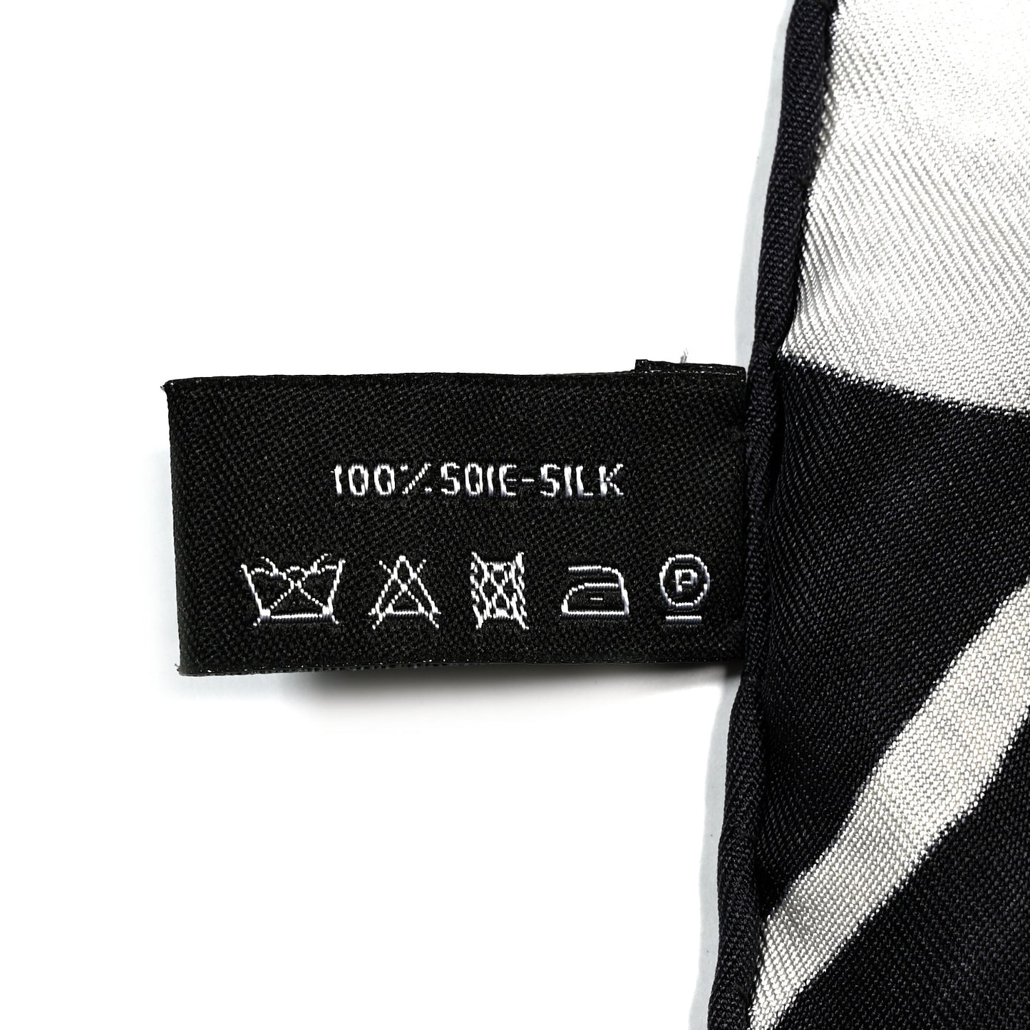 Silk Camellia CC Square Scarf Black