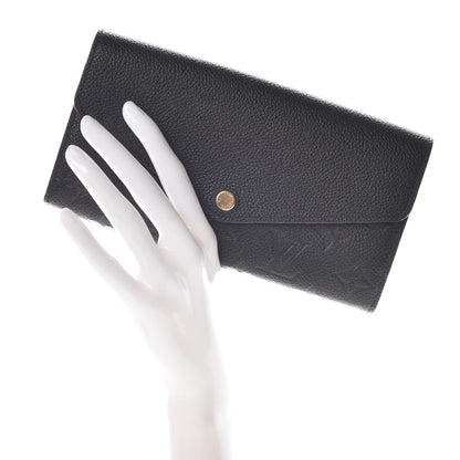 Louis Vuitton Empreinte Sarah Wallet NM Black 2 of 10
