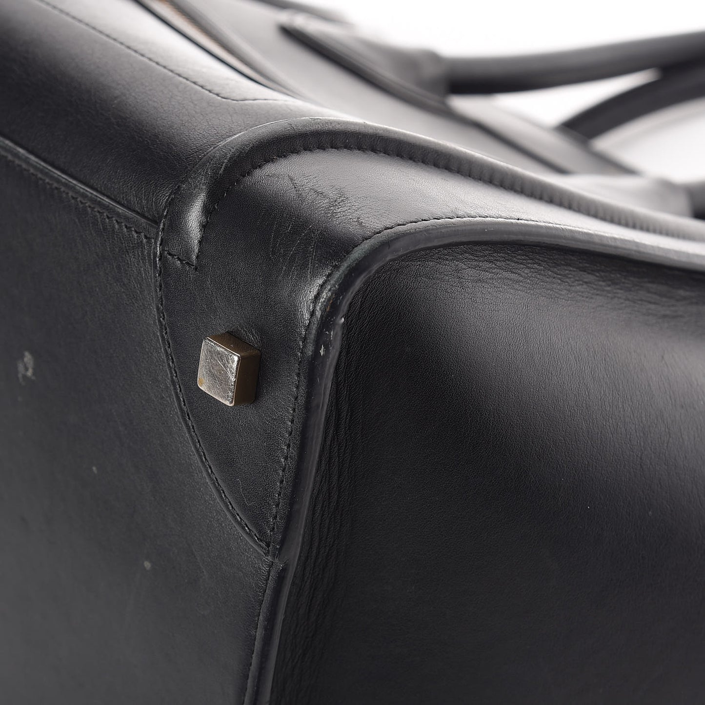 Smooth Calfskin Mini Luggage Black