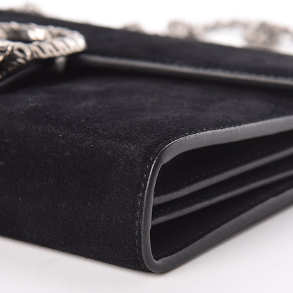 Gucci Suede Mini Dionysus Chain Wallet Black 9 of 11