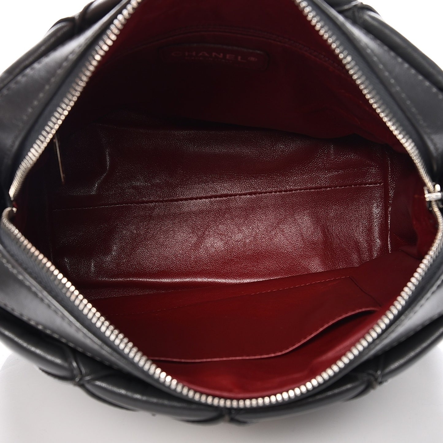 Lambskin Accordion Shoulder Bag Grey