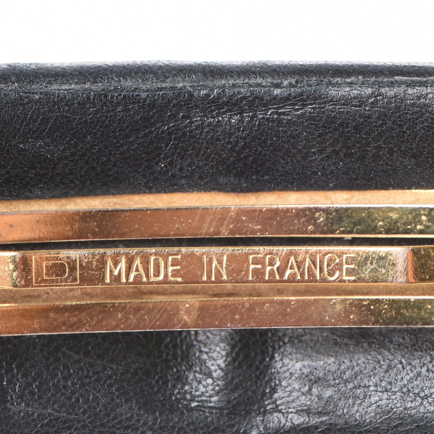 Chanel Lambskin CC Hair Clip Barrette Black 3 of 5