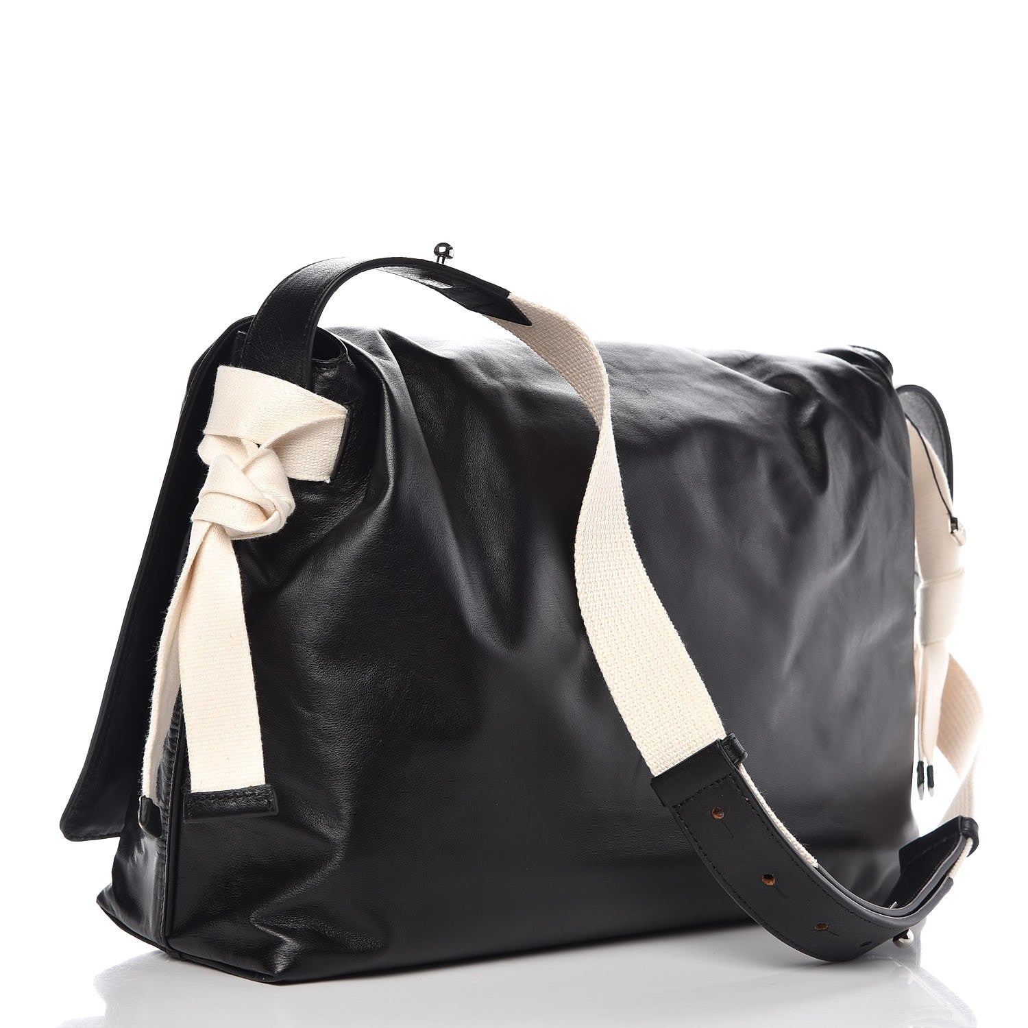 Loewe Nappa Flamenco Knot Crossbody Bag Black 3 of 9