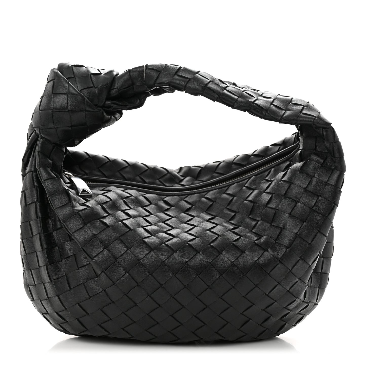 Nappa Intrecciato Teen Jodie Hobo Black