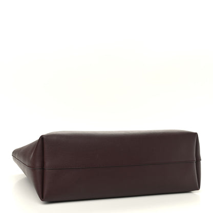 Saint Laurent Calfskin Large Shopping Tote Bordeaux 5 of 10