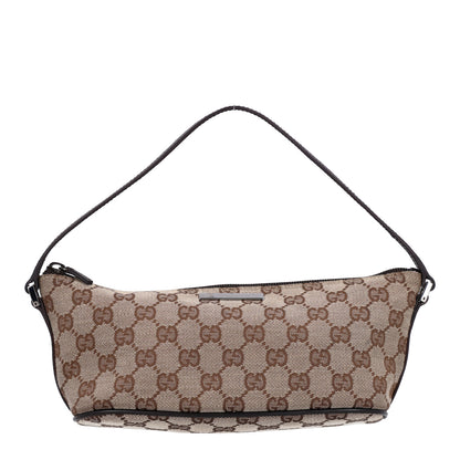 Gucci Monogram Boat Pochette Brown 1 of 9