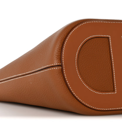 Hermes Taurillon Clemence Swift In-The-Loop 23 Bag Gold 9 of 14