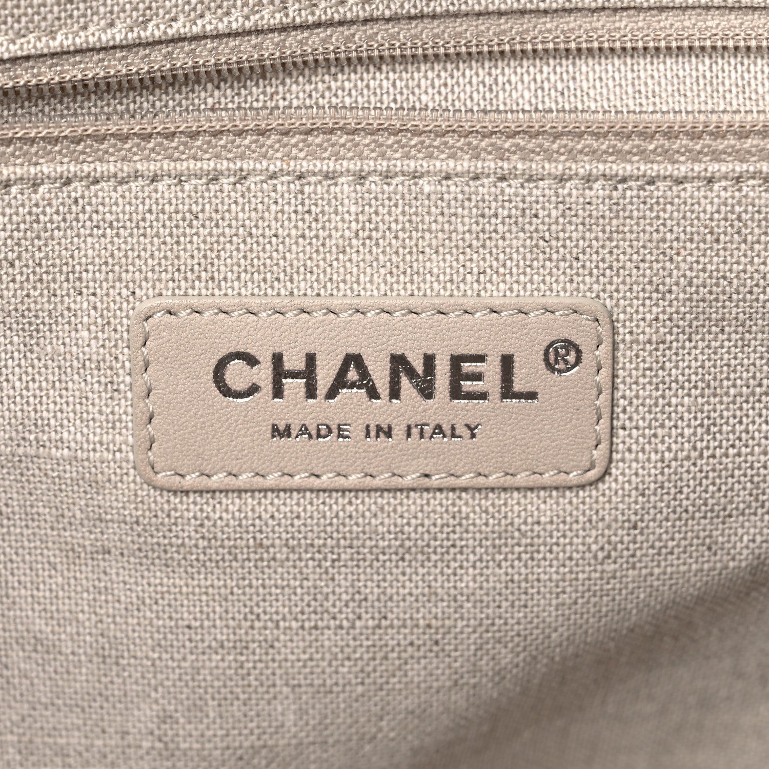 Chanel Mixed Fibers Small Deauville Tote Beige 6 of 14