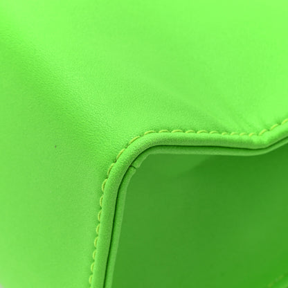 Telfar Vegan Leather Small Shopping Bag Highlighter Green 11 of 13