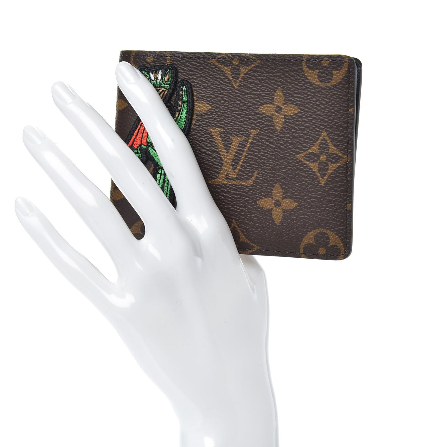 Monogram Embroidered Cartoon LV Friends Slender Wallet