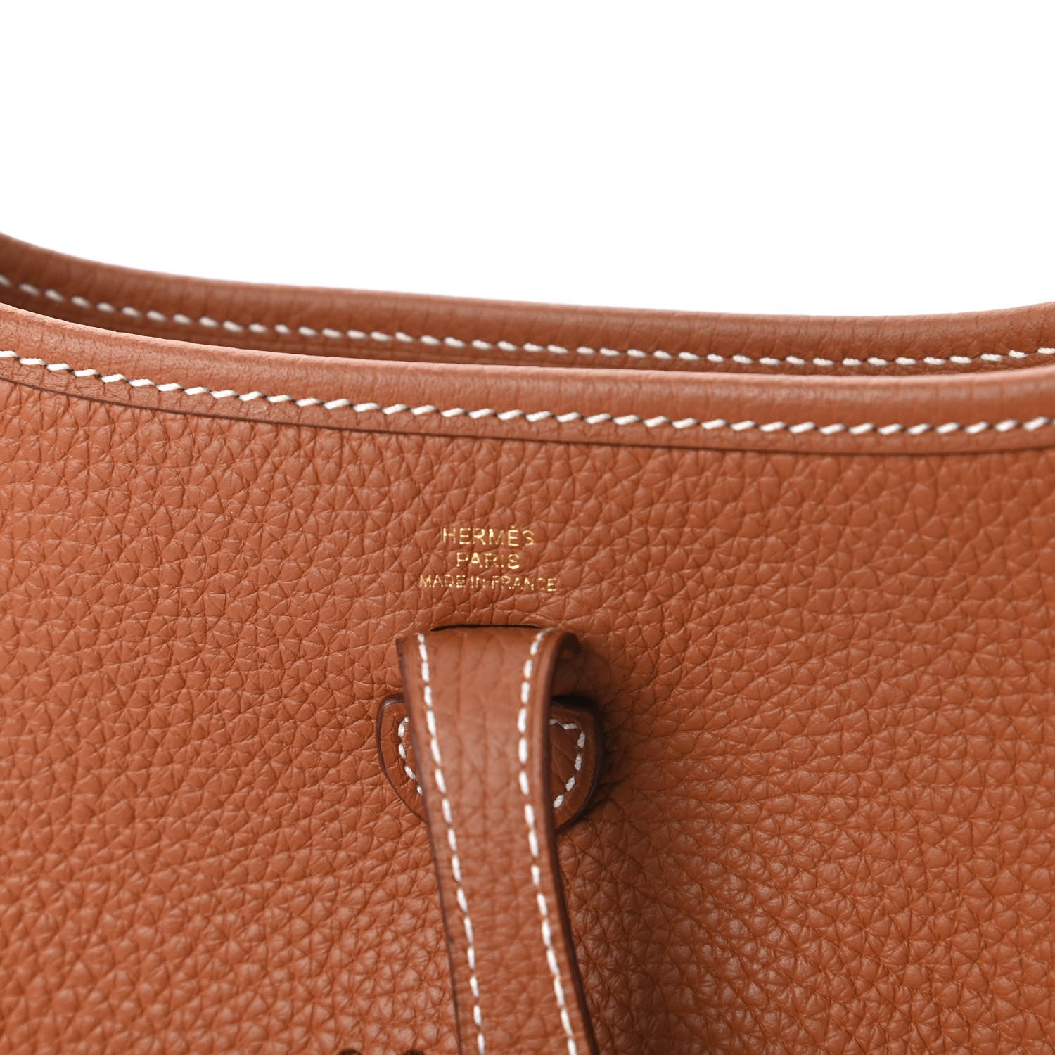 Hermes Taurillon Clemence Evelyne TPM Gold 8 of 12