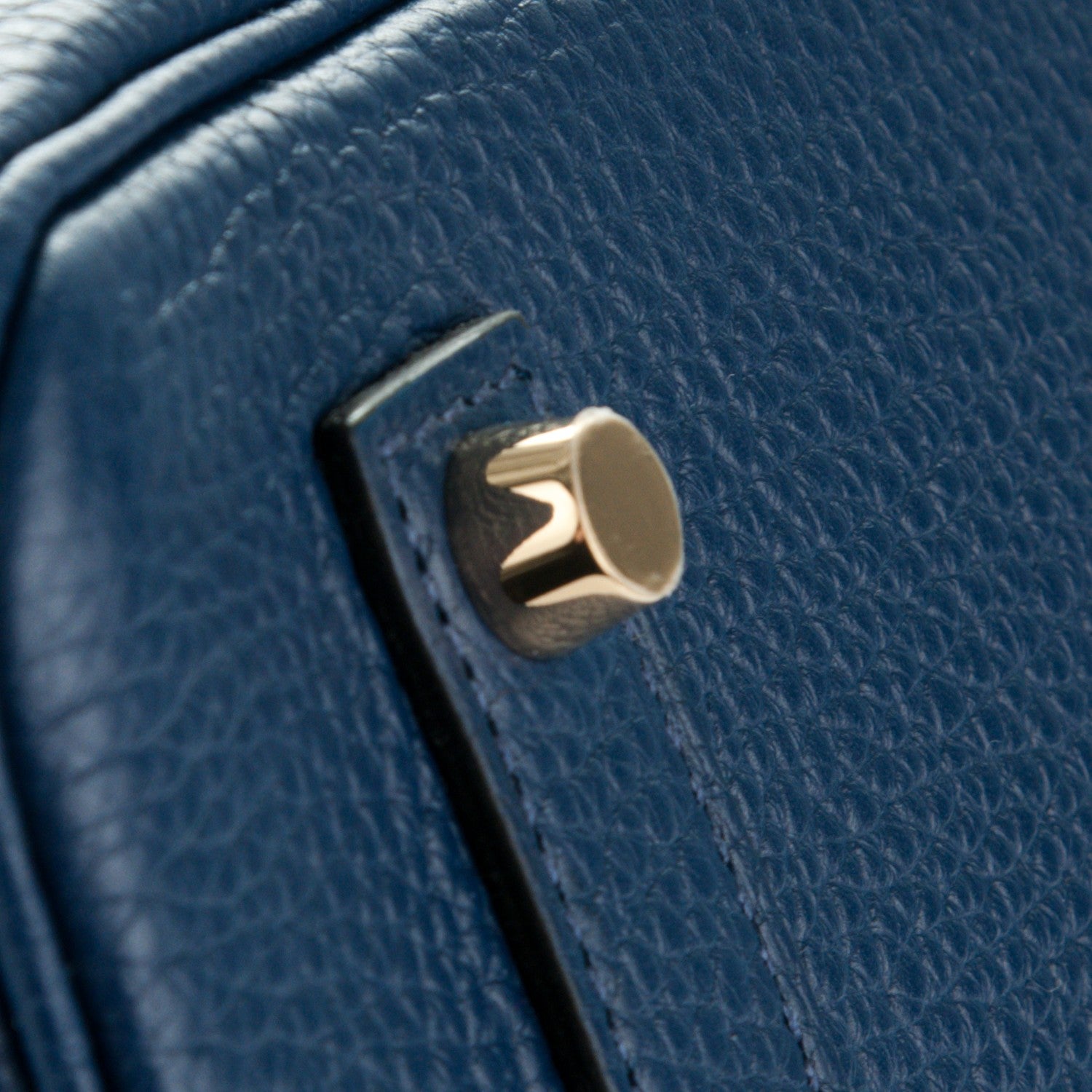 Hermes Taurillon Clemence Birkin 35 Bleu Saphir 17 of 24