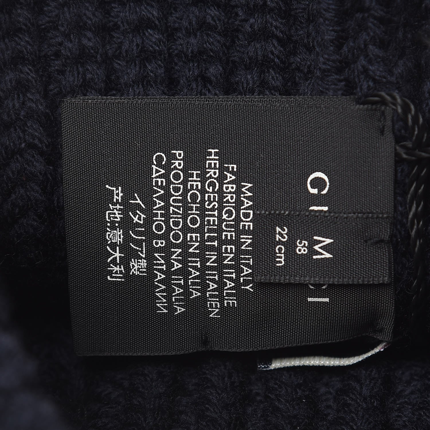 Gucci Wool Embroidered Tiger Knit Beanie Hat M Black 4 of 5