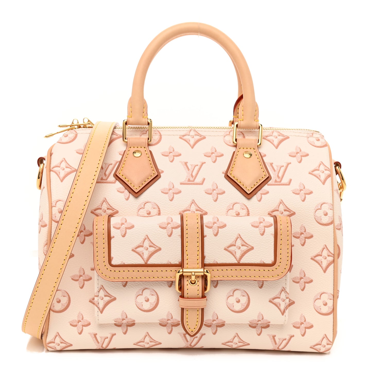 Monogram Fall for You Speedy Bandouliere 25 Beige Clair