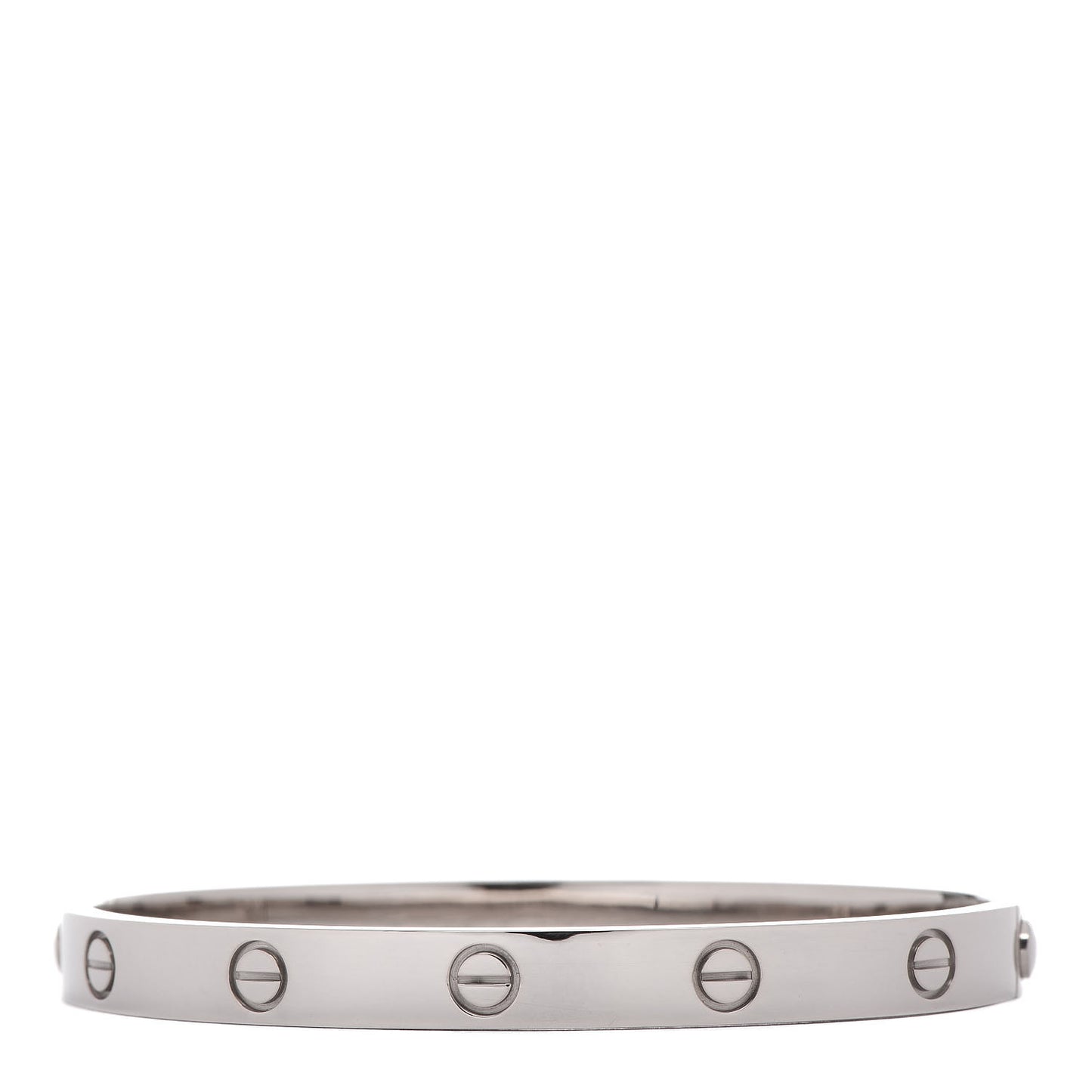 18K White Gold LOVE Bracelet 18