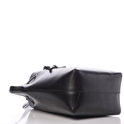Mansur Gavriel Vegetable Tanned Calfskin Mini Bucket Bag Black Flamma 4 of 16
