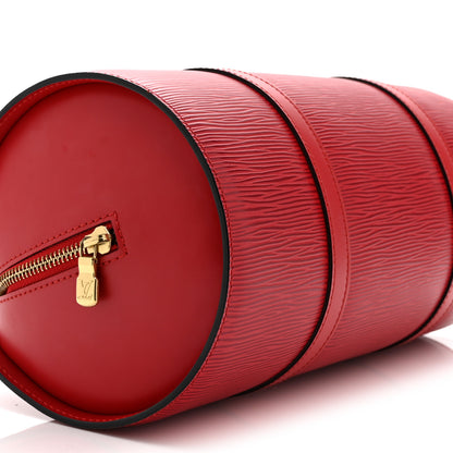 Louis Vuitton Epi Soufflot Castillan Red 9 of 10
