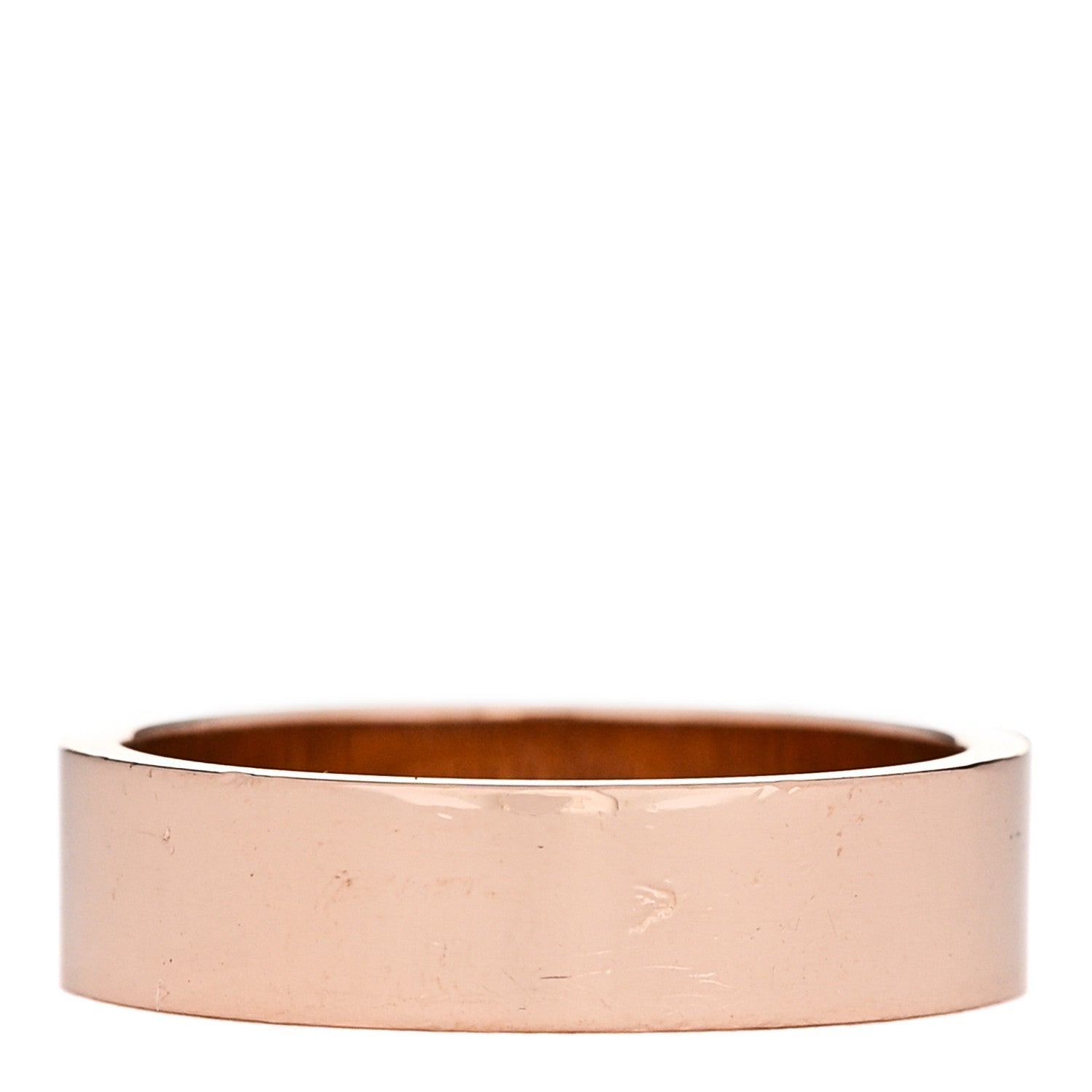 Hermes 18K Rose Gold PM Collier De Chien Ring 54 7 3 of 5