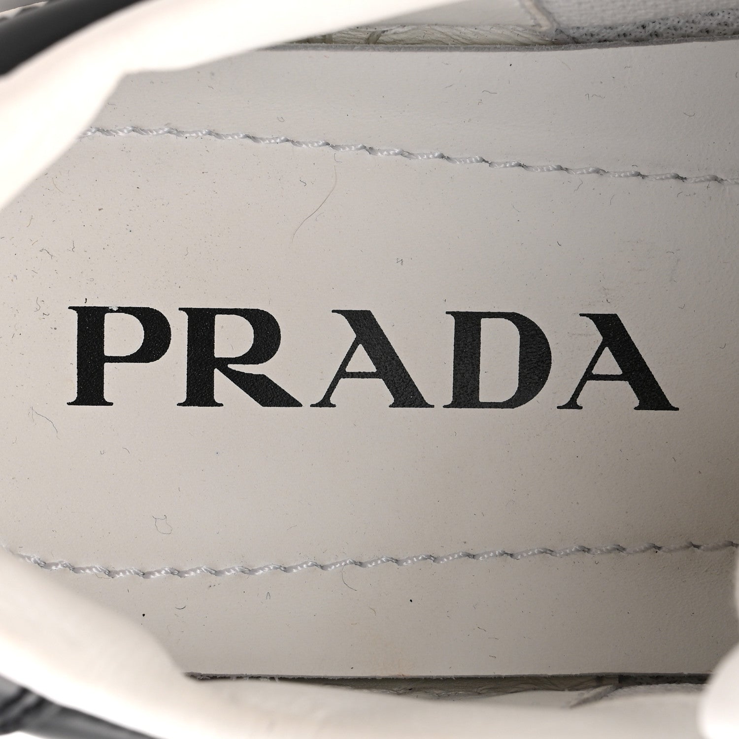 Prada Vitello Sport Spazzolato Rois Triangle Logo Womens Downtown Low Top 30mm Sneakers 36.5 White Black 8 of 10