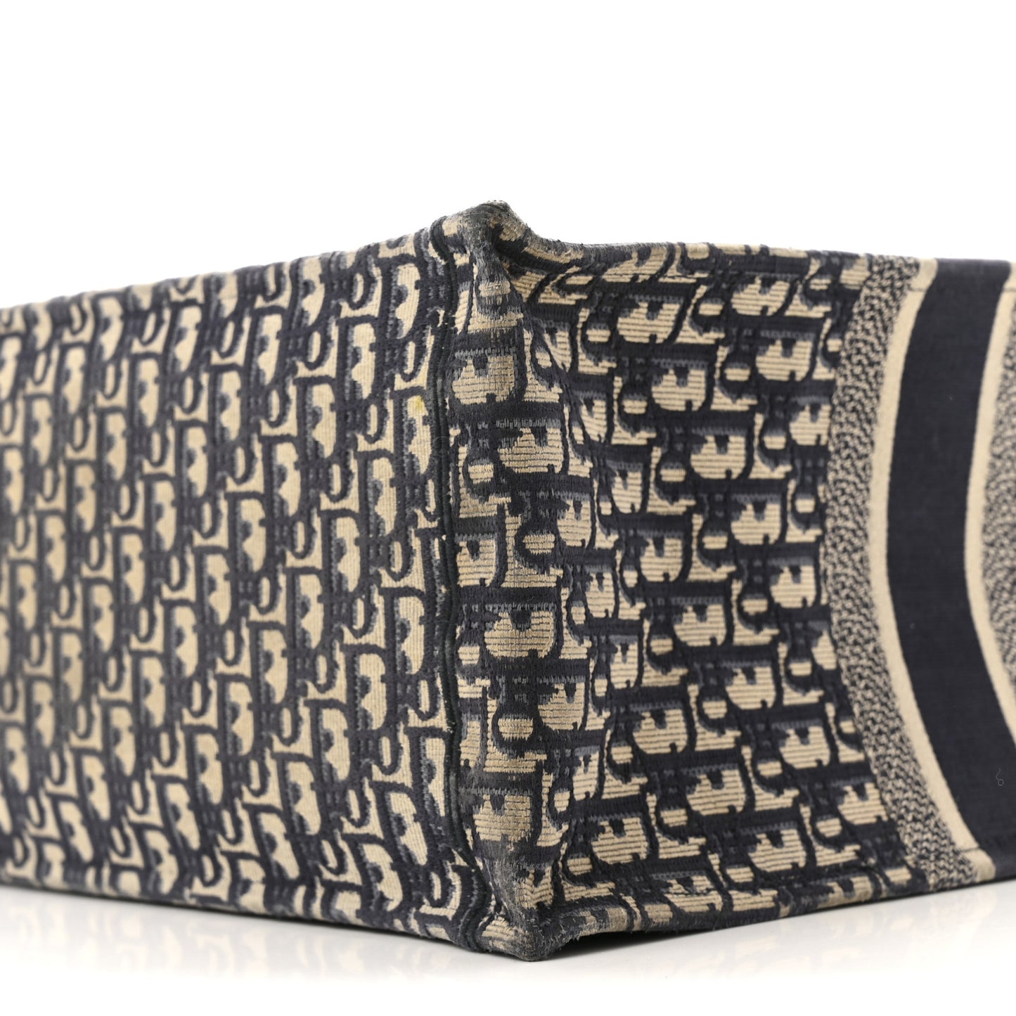 Oblique Large Book Tote Blue Multicolor