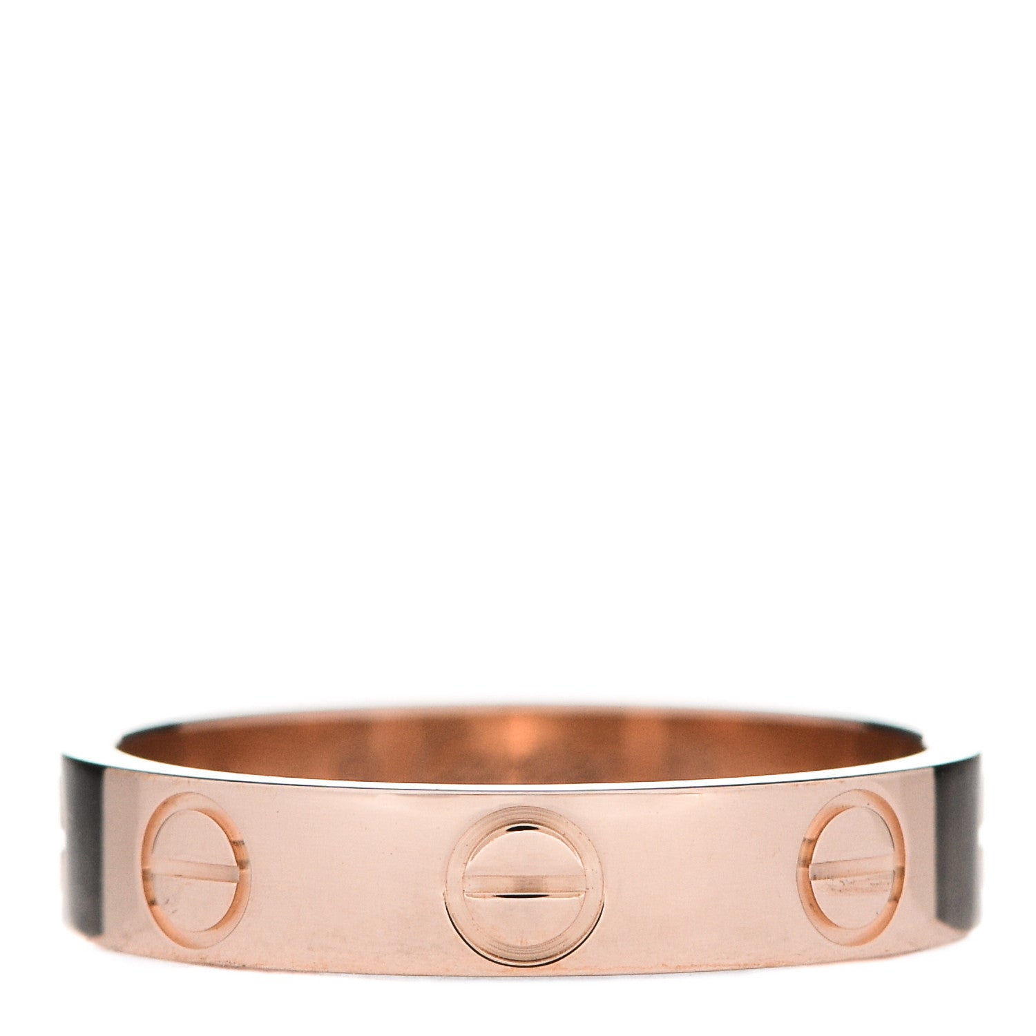 Cartier 18K Pink Gold 3.5mm LOVE Wedding Band Ring 48 4.5 1 of 5