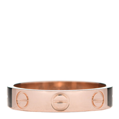 Cartier 18K Pink Gold 3.5mm LOVE Wedding Band Ring 48 4.5 1 of 5