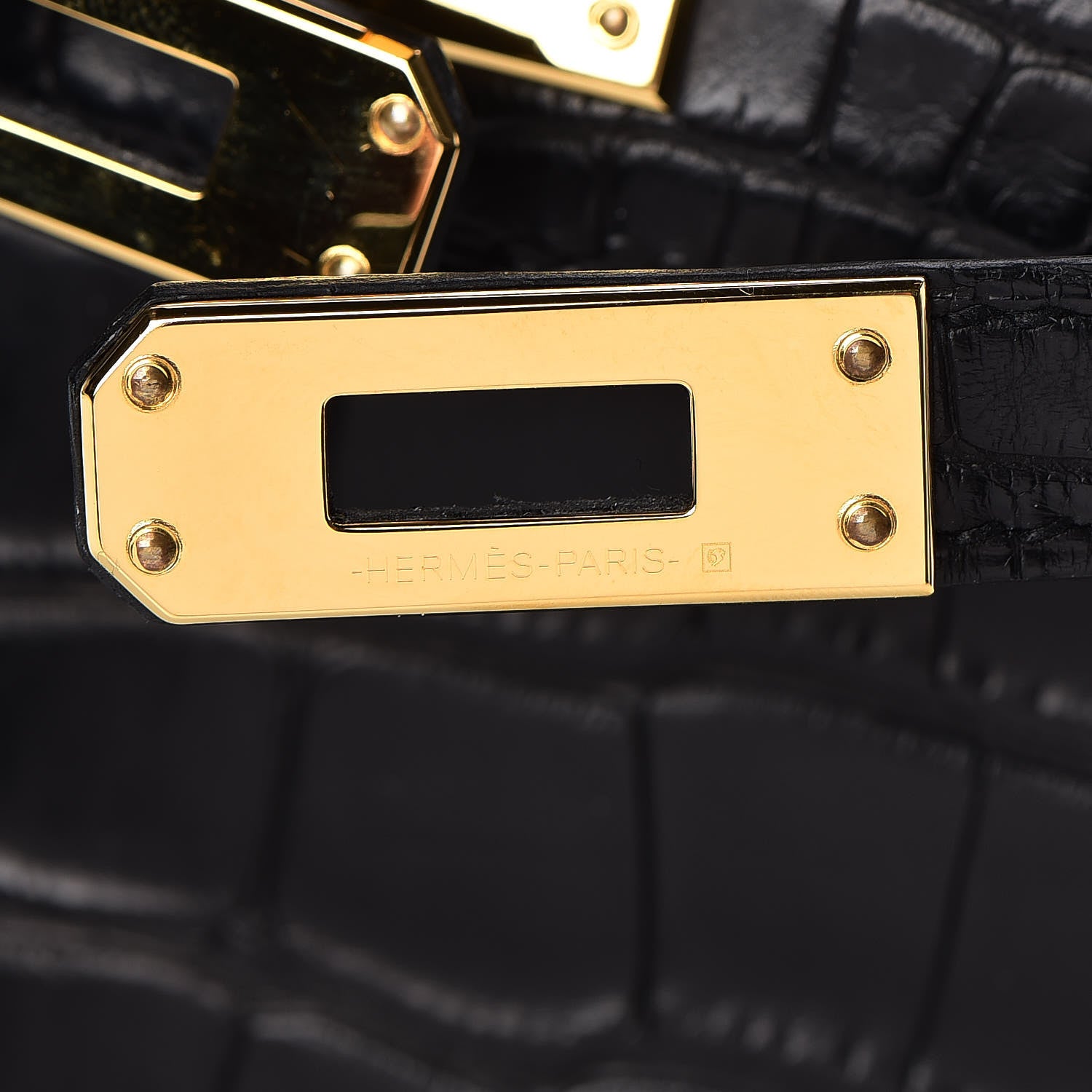 Hermes Matte Alligator Mini Kelly Sellier 20 Black 20 of 33