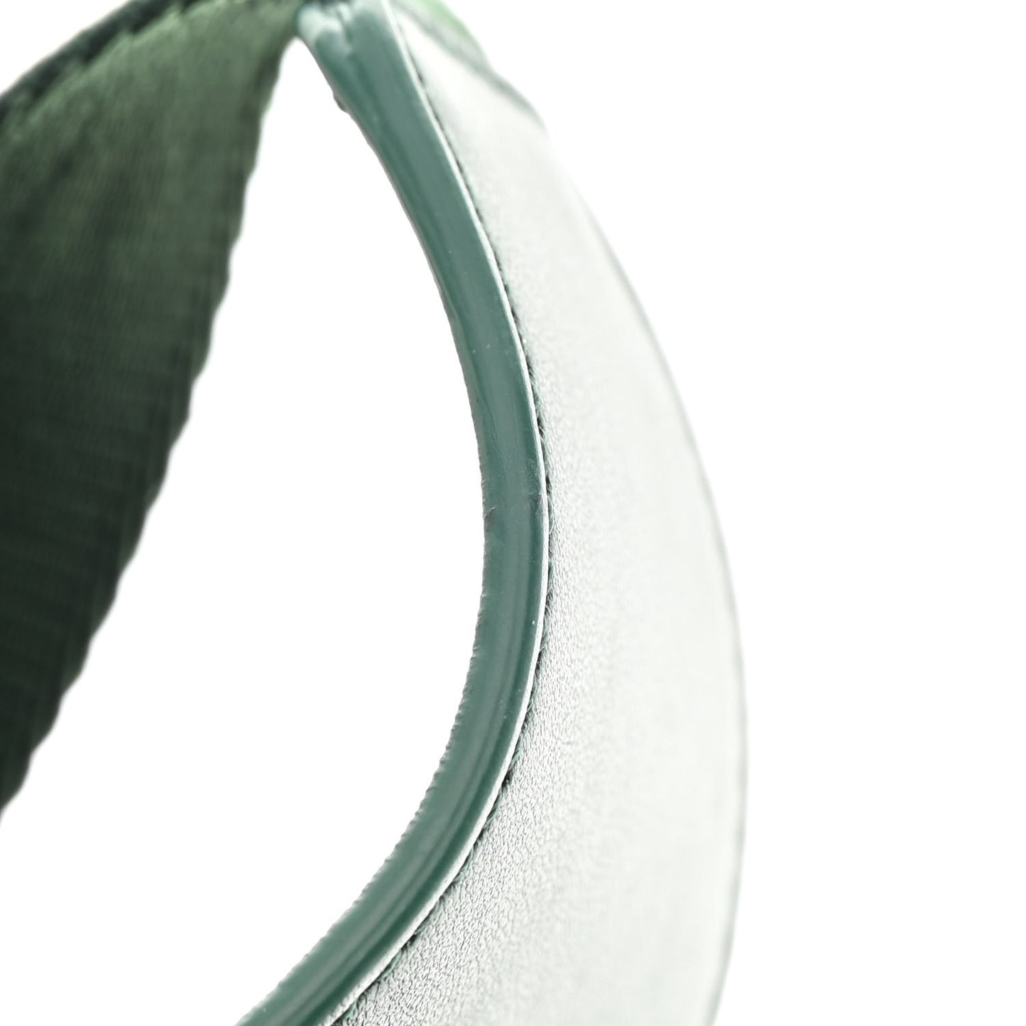 Galaxy Calfskin Oblique World Tour Saddle Belt Bag Green