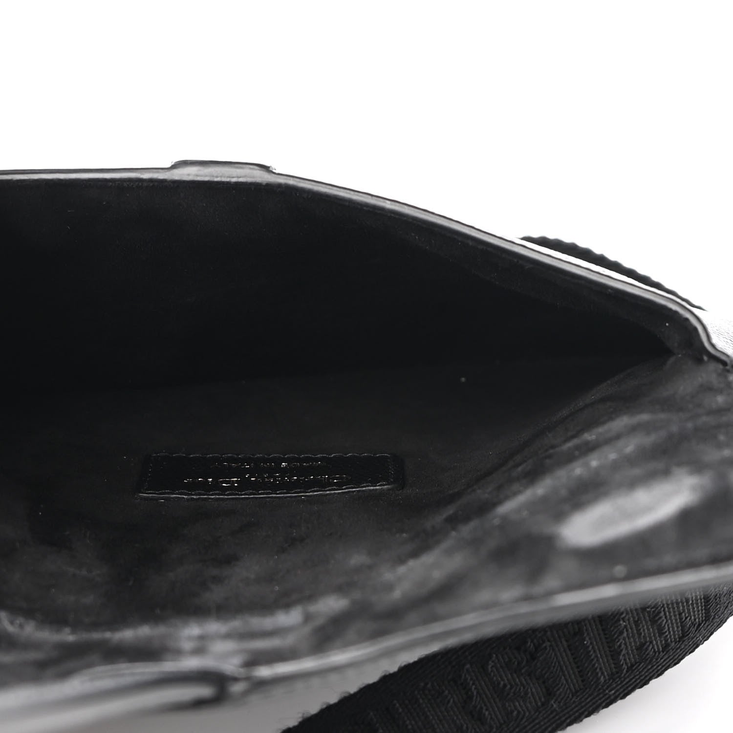 Christian Dior Calfskin Saddle Belt Bag Black 5 of 8