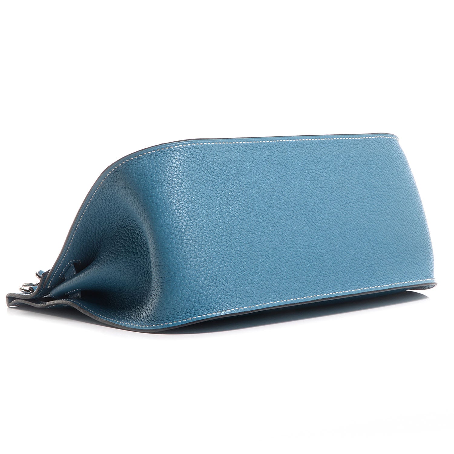 Hermes Taurillon Clemence Jypsiere 28 Blue Jean 12 of 20