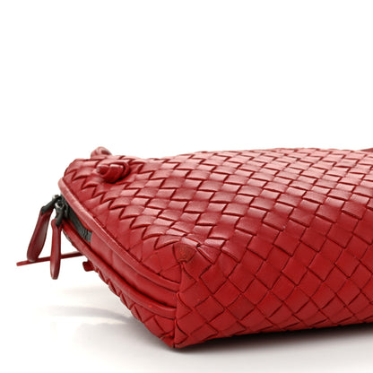 Bottega Veneta Nappa Intrecciato Nodini Crossbody Messenger Red 10 of 11