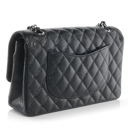 Chanel Caviar Quilted Medium Double Flap Black 3 of 8