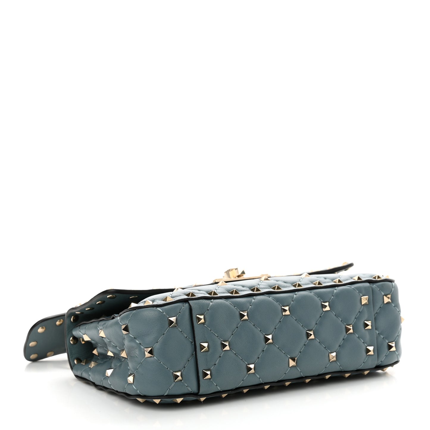 Nappa Small Rockstud Spike Shoulder Bag Amadeus