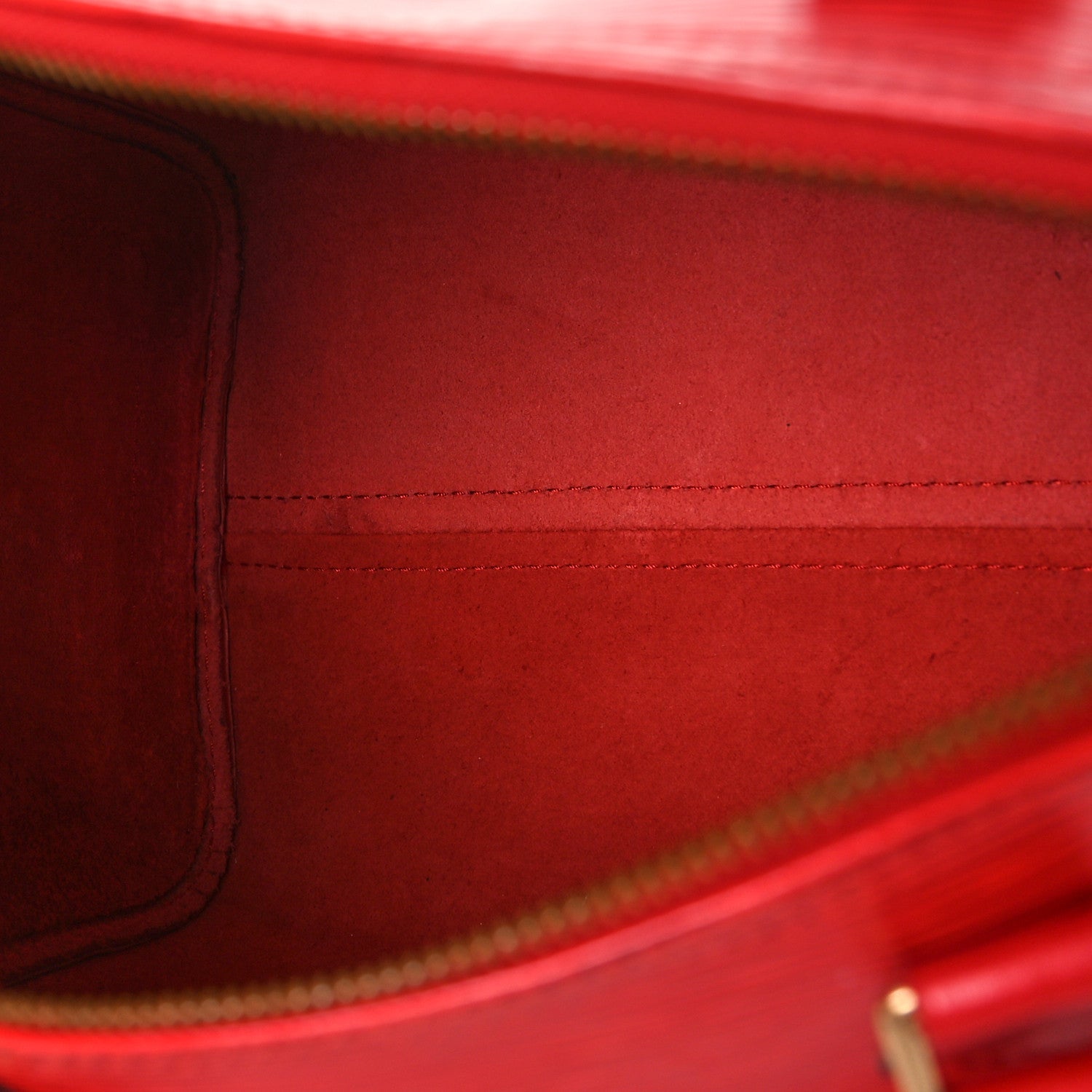 Louis Vuitton Epi Speedy 30 Castillan Red 5 of 9