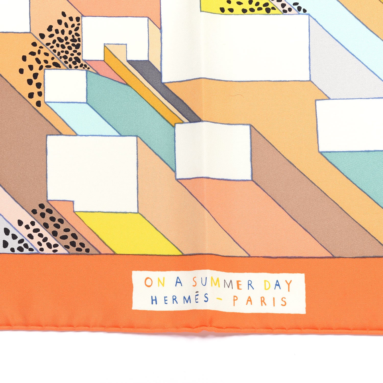 Hermes Silk On A Summer Day Scarf 90 2 of 4