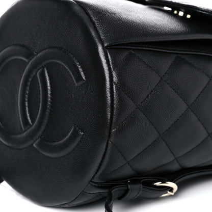 Chanel Caviar Quilted Pockets Backpack Black 10 of 12