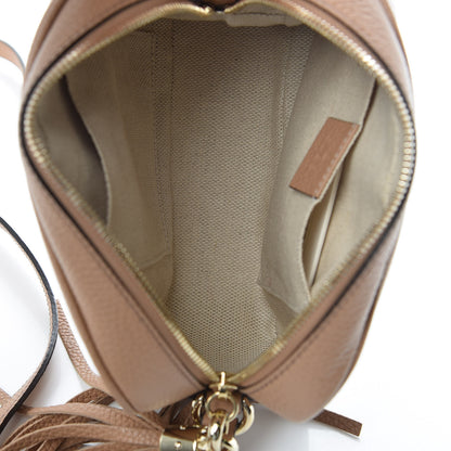 Gucci Pebbled Calfskin Small Soho Disco Bag Rose Beige 5 of 9