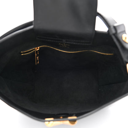 Louis Vuitton Cuir Plume Very Hobo Black 5 of 10