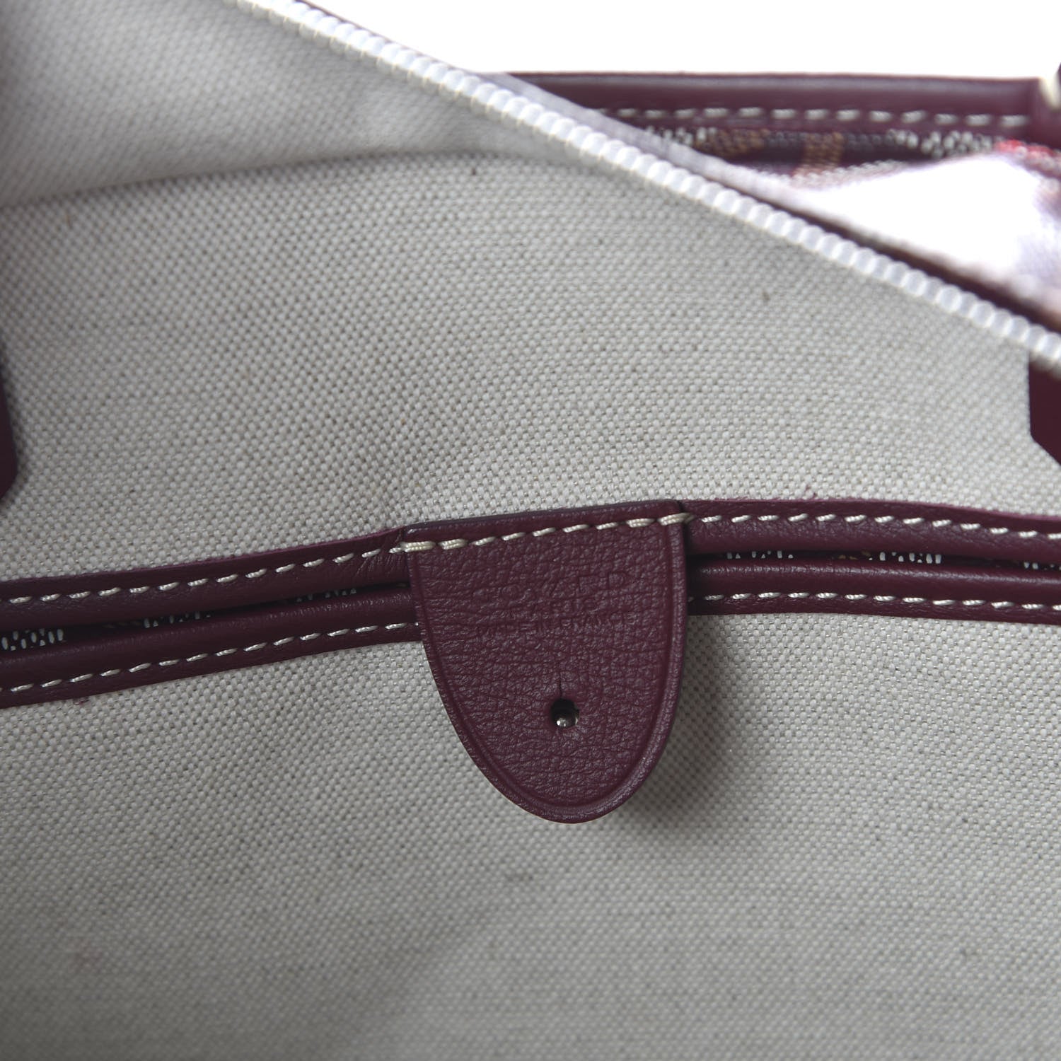 Goyard Goyardine Artois PM Burgundy 8 of 11
