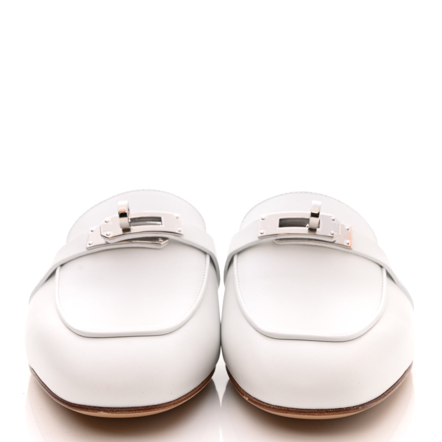 Calfskin Oz Mules 35 White