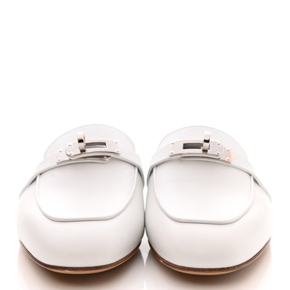 Hermes Calfskin Oz Mules 35 White 2 of 9