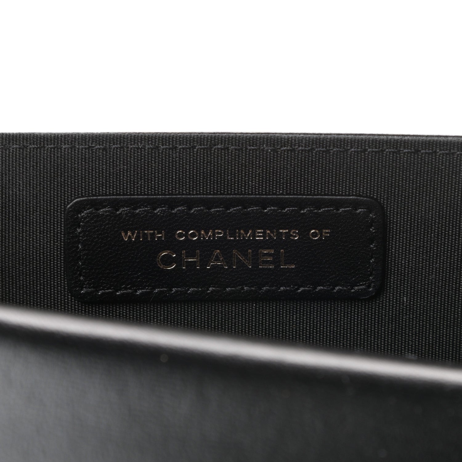 Chanel Lambskin Quilted CC Button Flap Card Holder Black 8 of 9
