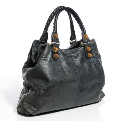 Balenciaga Chevre Giant 21 Gold Hardware Brief Anthracite 3 of 12