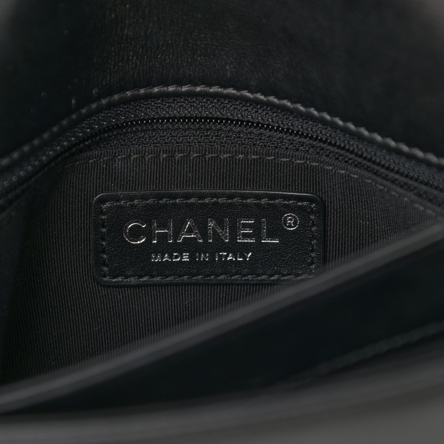 Chanel Calfskin Studded Chevron Quilted Flap Black 6 of 12