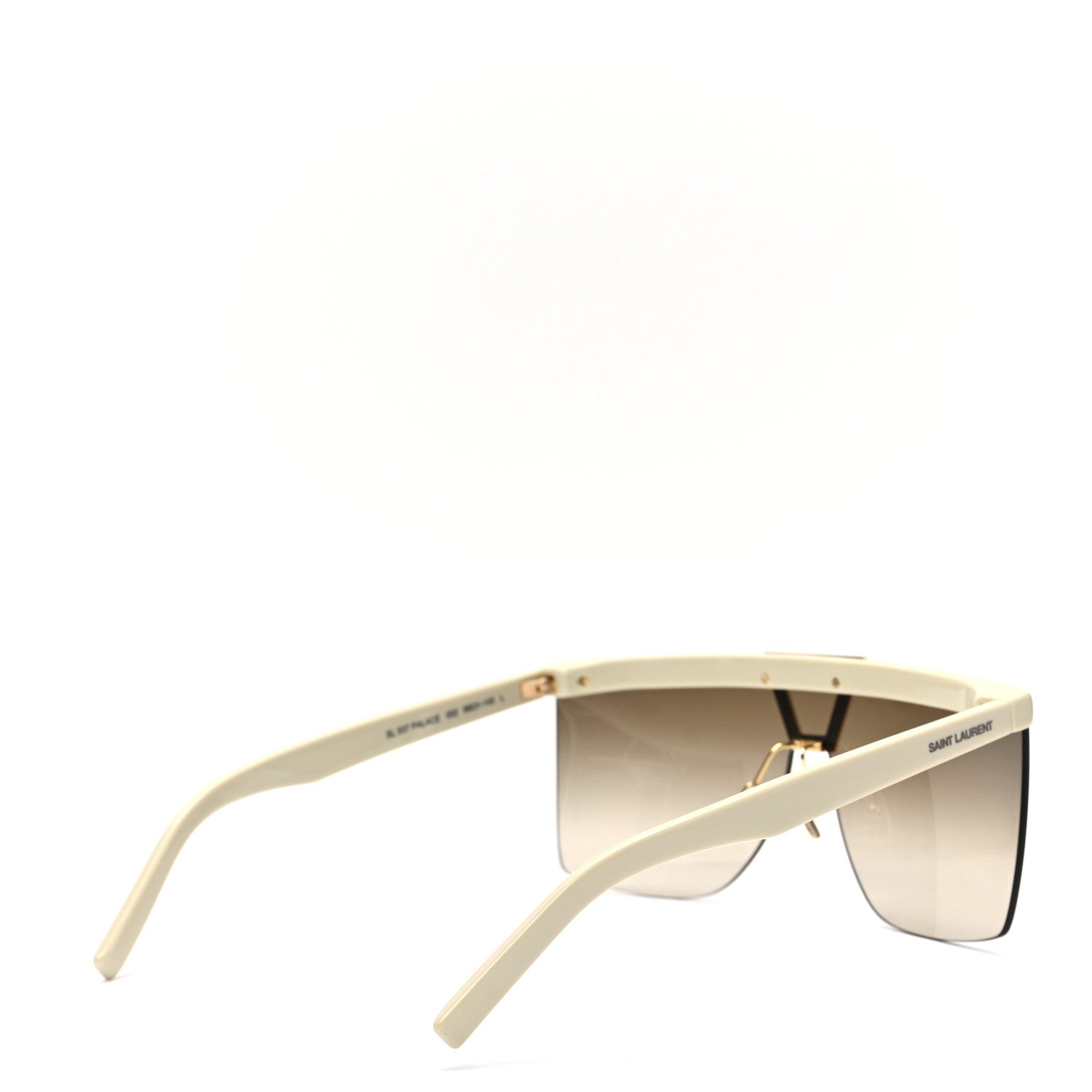 Saint Laurent SL 537 Mask Sunglasses White 4 of 7