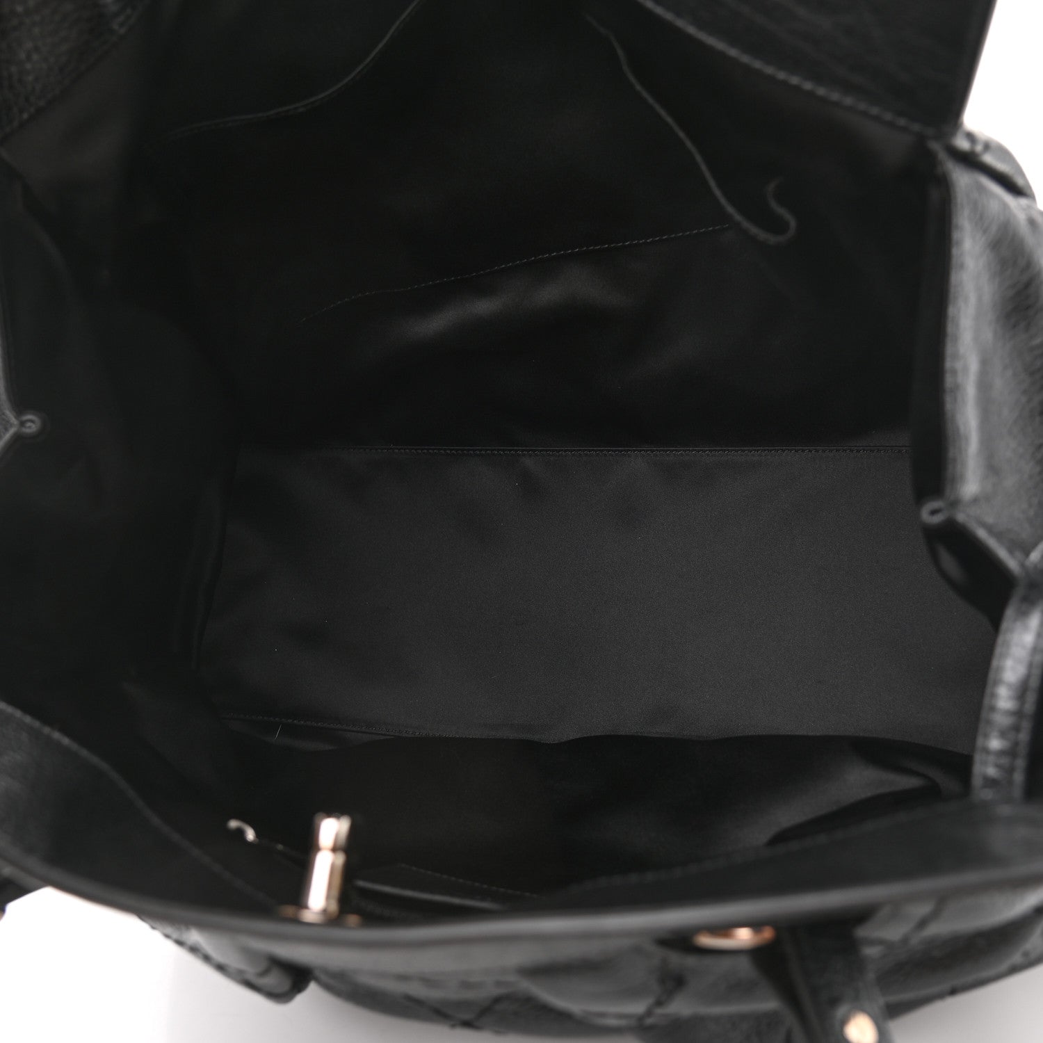 Chanel Glazed Calfskin Large On The Road Large Frame Tote Black 5 of 11
