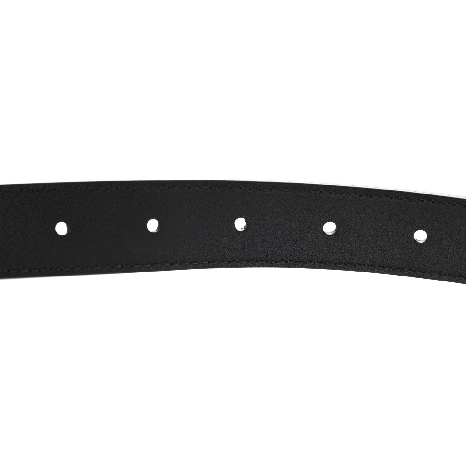 Gucci Moon Calfskin Torchon Double G 25mm Belt 75 30 Black 5 of 5